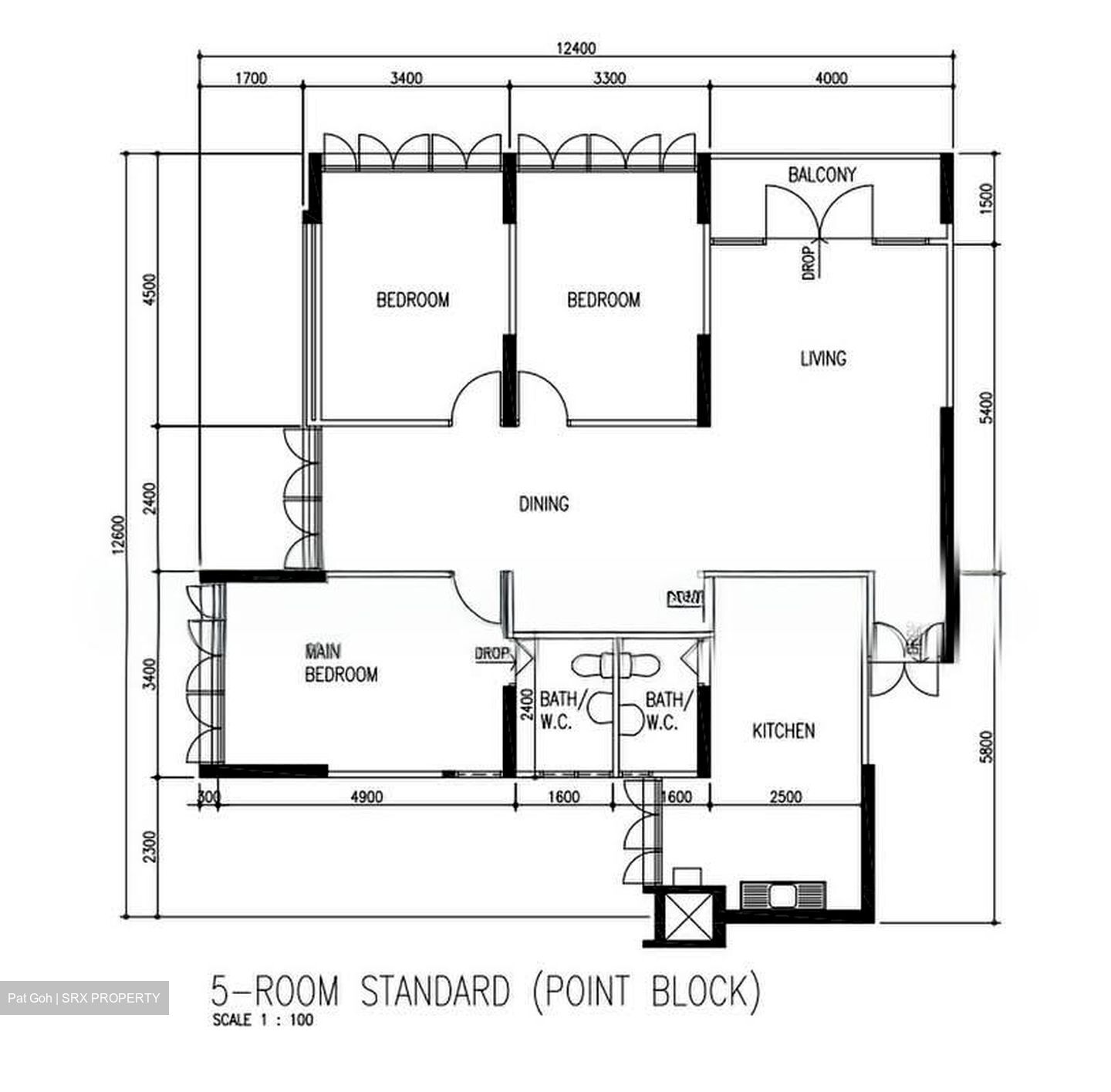 Blk 66 BLANGAH VIEW (Bukit Merah), HDB 5 Rooms #591366621